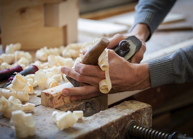 Holz zum Anfassen